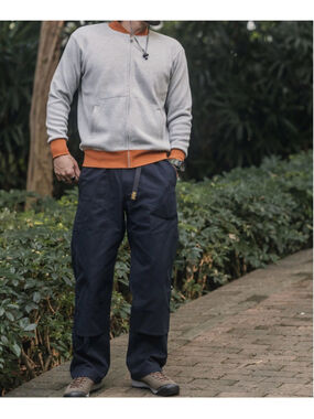 Non Stock Double Knee Canvas Climbing Pants Men's Outdoor Cargo Hiking Pants
